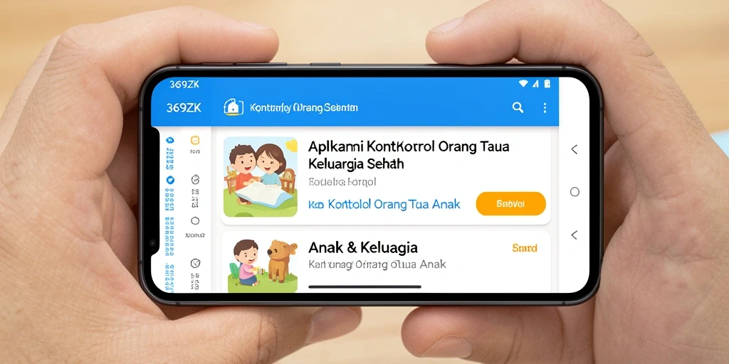 Tampilan antarmuka 369ZK yang sederhana dan ramah anak.