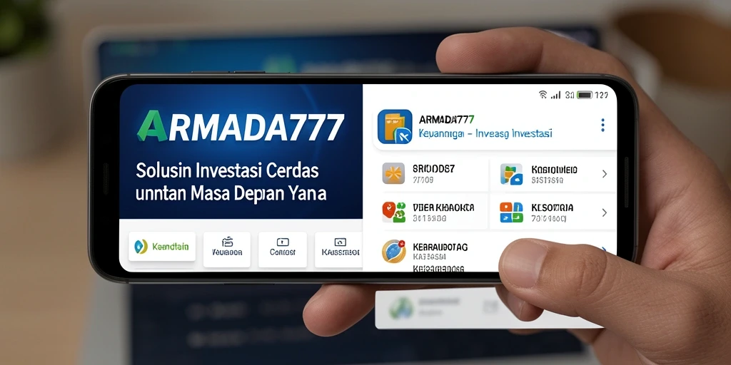 Tampilan antarmuka ARMADA777 yang modern dan fungsional.
