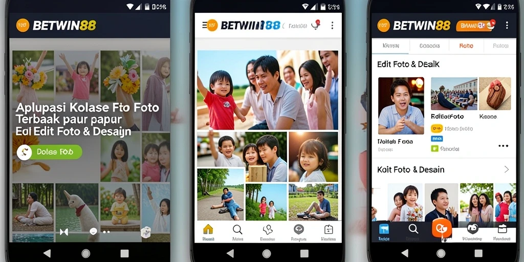 Antarmuka <strong>BETWIN88</strong> yang intuitif untuk kolase foto.