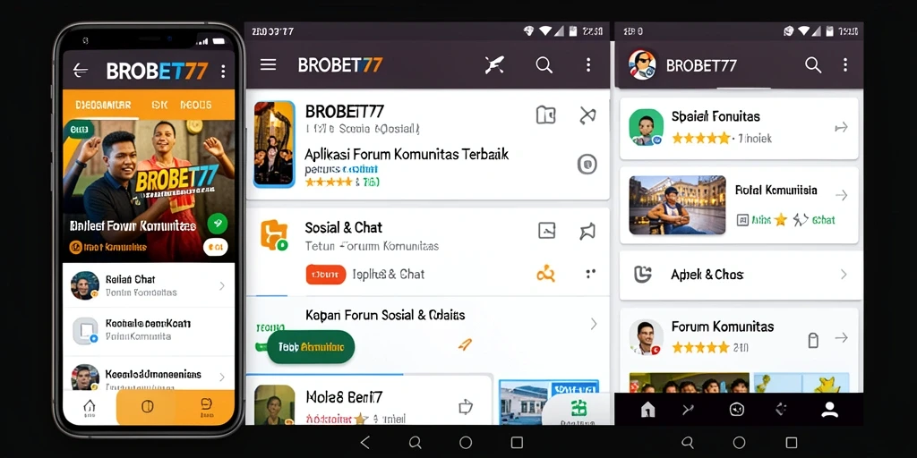 Tampilan antarmuka pengguna BROBET77 yang modern dan interaktif.