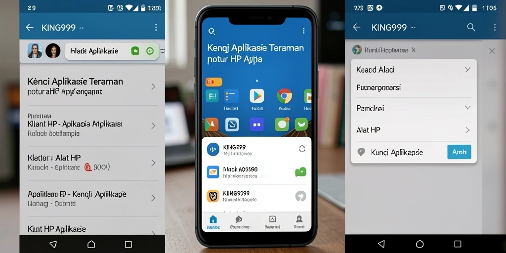 Tampilan antarmuka KING999 yang sederhana dan fungsional.